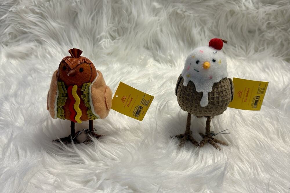 Pair Of Sun Squad 2025 4th July Featherly Friends Target Bird-Sprinkles & Franky